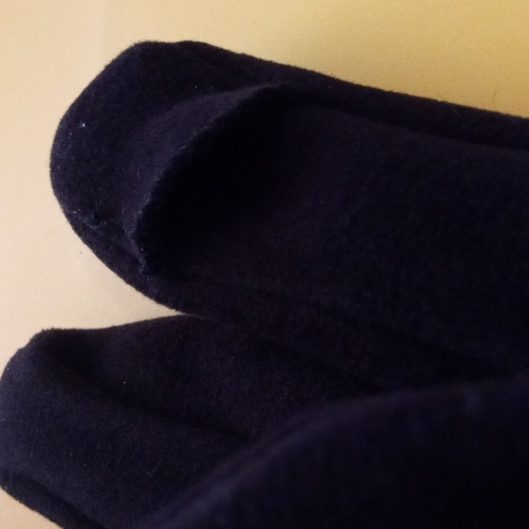 Fashion Black Winter Faux Fur Trimmed Gloves - Picture 7 of 7